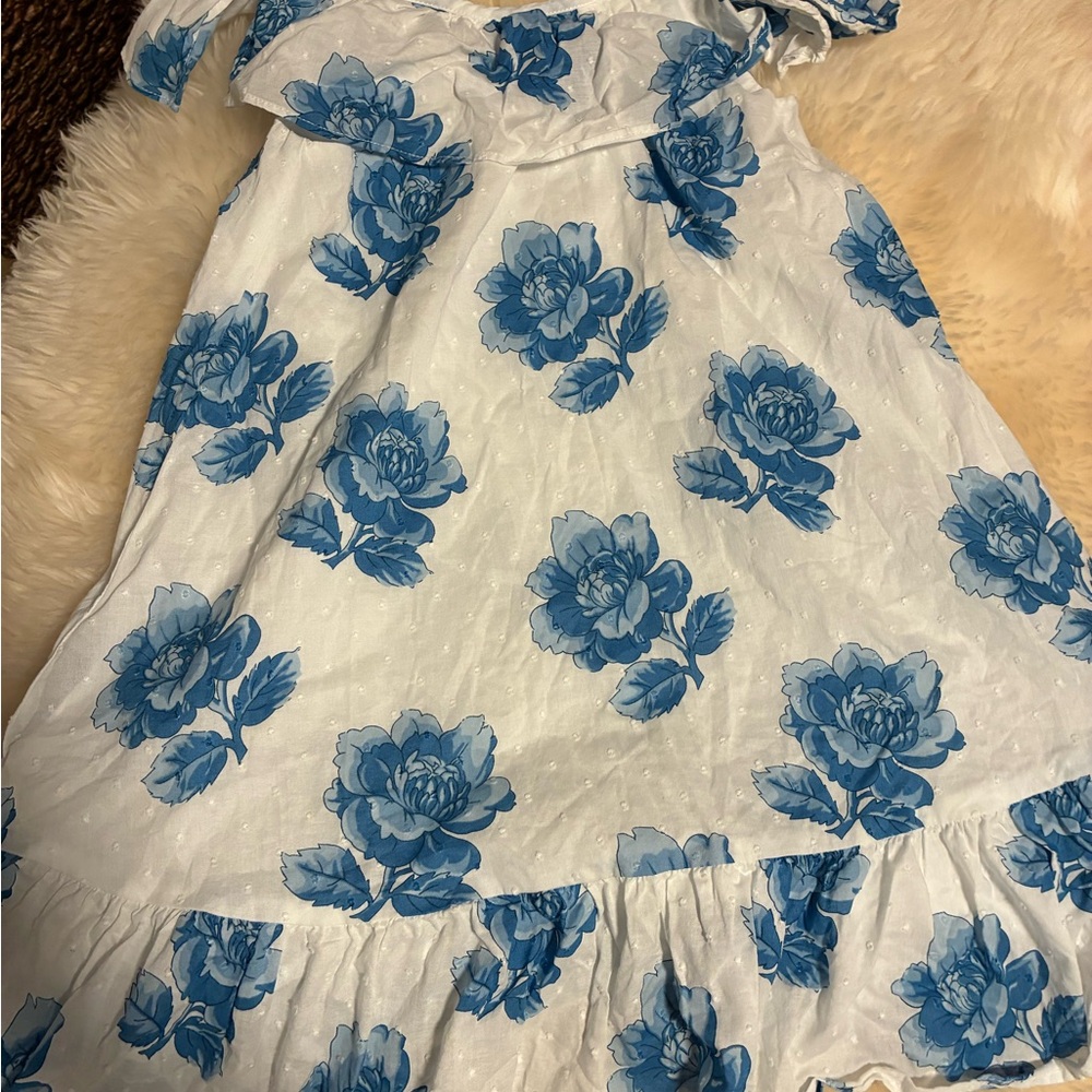 Janie and Jack Blue Floral Dress